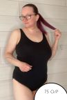 Curvy Kate Deep Dive Non Wired Swimsuit Black-thumb Non-wired, dual sized swimsuit. 65-90 E/F - O/P CS-028606-BLK