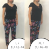  Ingrid Pyjama Set Black Floral-thumb 2 piece pyjama set S/34-36 - 2XL/50-52 
