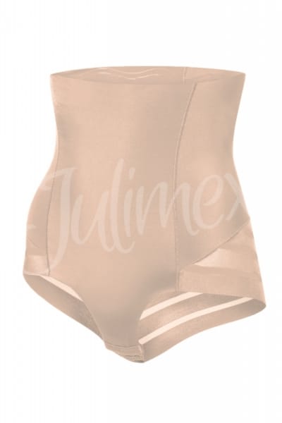 Julimex Super High Waist Mesh Shaper Panty Natural Nude High waist shaper panty S-2XL 141-200/BEZ