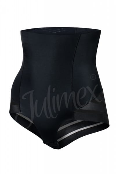 Julimex Shape & Chic Mesh High Waist Panty Black Ultra high waisted briefs with shaping effect S-2XL Mesh-141-199/CZA