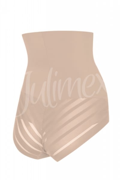 Julimex Super High Waist Mesh Shaper Panty Natural Nude High waist shaper panty S-2XL 141-200/BEZ