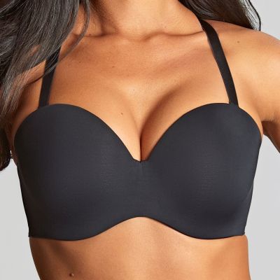 Panache 365 UW Strapless Bra - Black Underwired, lightly padded super smooth and clean stapless bra. 60-85, D-I 10900-BLK