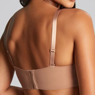 Panache 365 UW Strapless Bra - Honey Underwired, lightly padded super smooth and clean stapless bra. 60-85, D-I 10900-HON