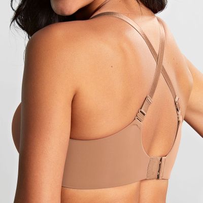 Panache 365 UW Plunge Bra - Honey Underwired, lightly padded super smooth and clean plunge bra. 60-90, D-K 10906-HON