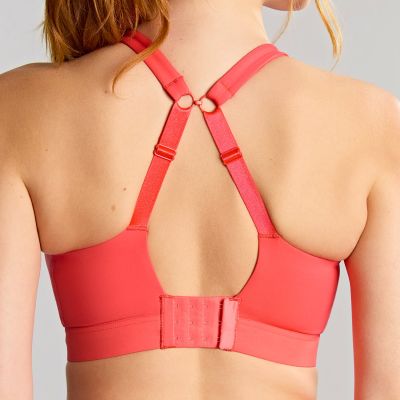 Panache Sport Endurance UW Non-Padded Sports Bra - Grapefruit Underwired, non-padded sports bra with racer back option. 60-90, D-M 5022-GRA