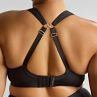 Sculptresse by Panache 9441B Activate UW Non-Padded Sports Bra Black Lace & Chalk-thumb Underwired, non-padded sports bra with racerback option. 75-105, D-O SCU-9441B-BLC