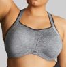 Sculptresse by Panache 9441 Activate UW Non-Padded Sports Bra Charcoal Marl-thumb Underwired, non-padded sports bra with racerback option. 75-105, D-O SCU-9441-CML