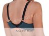 Gaia Lingerie Adaline Semi Soft Bra Dark Turquoise-thumb Underwired, semi soft bra. 70-105, D-L BS-1213-TUR