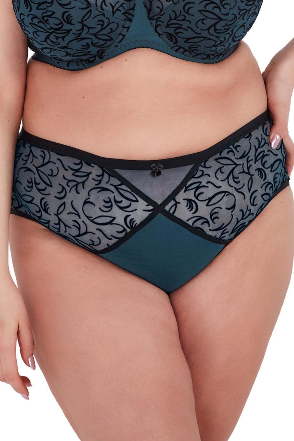 Gaia Lingerie Adaline Briefs Dark Turquoise