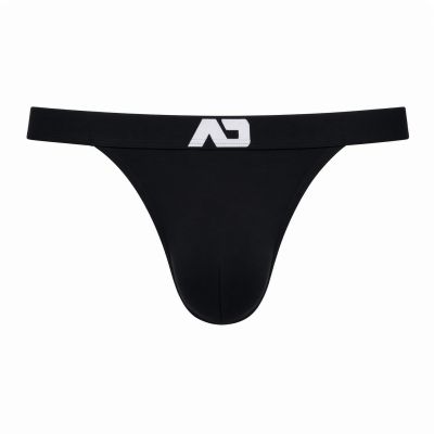 Addicted Bamboo skin layer thong black Thong 95% Bamboo, 5% Elastane S-3XL AD1500