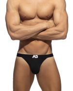 Bamboo skin layer thong black