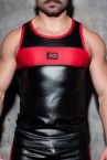 Addicted Fetish Rub combi tank top black and red-thumb Tank top 85% Polyester, 8% Polyamide, 7% Spandex S-3XL ADF80
