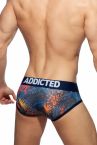 Addicted Mesh brief push up 3-pack tropical print-thumb Brief 80% Polyamide, 15% Elastane, 5% Cotton S-3XL AD889P