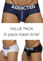 Mesh brief push up 3-pack