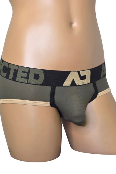 Addicted Naked Feeling brief khaki Brief 80% Polyamide, 10% Cotton, 10% Elastane S-3XL AD1358