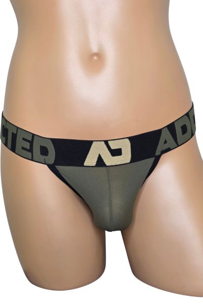 Addicted Naked Feeling thong khaki Thong 80% Polyamide, 10% Cotton, 10% Elastane S-3XL AD1449