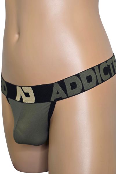 Addicted Naked Feeling thong khaki Thong 80% Polyamide, 10% Cotton, 10% Elastane S-3XL AD1449