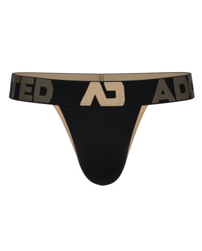Addicted Naked Feeling thong black Thong 80% Polyamide, 10% Cotton, 10% Elastane S-3XL AD1449