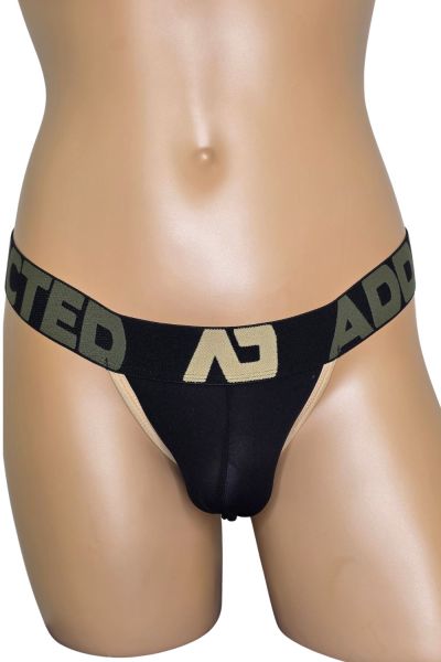 Addicted Naked Feeling thong black Thong 80% Polyamide, 10% Cotton, 10% Elastane S-3XL AD1449