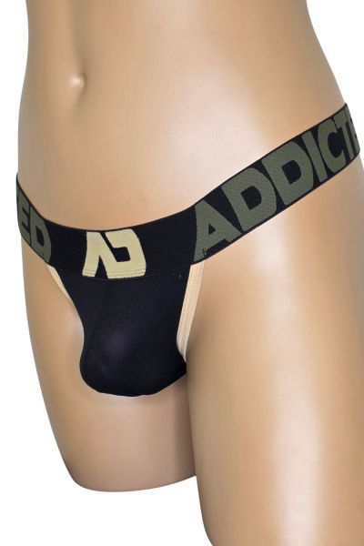 Addicted Naked Feeling thong black Thong 80% Polyamide, 10% Cotton, 10% Elastane S-3XL AD1449