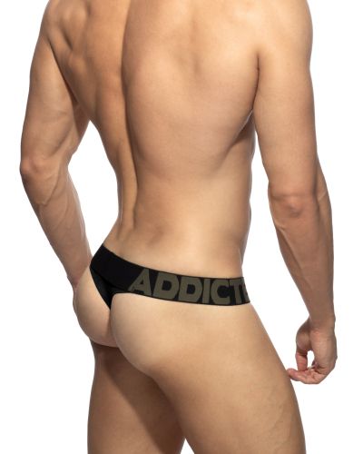 Addicted Naked Feeling thong khaki Thong 80% Polyamide, 10% Cotton, 10% Elastane S-3XL AD1449