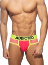 Addicted Neon mesh brief pink-thumb Brief 70% Polyamide, 20% Polyester, 10% Elastane S-3XL AD1218_34