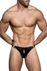 Addicted Fetish Rub buckle thong black-thumb Thong 95% Polyester, 5% Elastane S-2XL ADF209