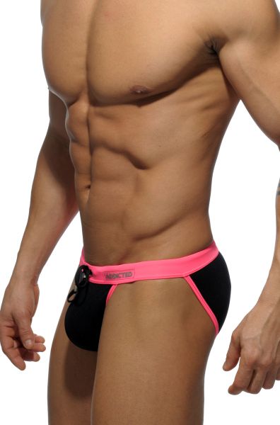 Addicted Sexy Low Rise Bikini Swim pant black Swim bikini brief 80% Polyamide, 20% Elastane S-3XL ADS065