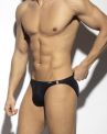 Addicted Shiny Recycled Rib bikini black-thumb Bikini Brief 84% Ecoyarn Polyester, 16% Elastane S-XL UN554