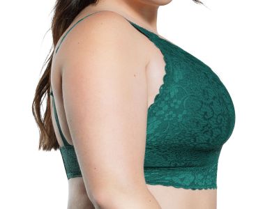 Parfait Lingerie Adriana Lace Bralette Emerald Non-wired, non-padded lace bralette 65-95, D-H P5482-EMD