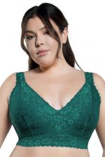Adriana Lace Bralette Emerald