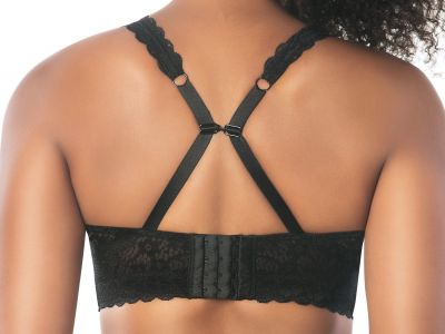 Parfait Lingerie Adriana Lace Bralette Black Non-wired, non-padded lace bralette 65-95, D-H P5482-BLK