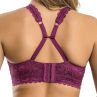 Parfait Lingerie Adriana NW Lace Bralette Blackberry-thumb Non-wired, non-padded lace bralette with convertible straps. 65-90, D-H P5482-BLY