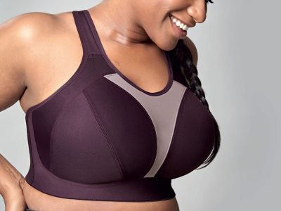 Royce Aerocool Wirefree Sports Bra Blackberry Wire-free, unpadded sports bra 70-90 G-K S1382-BLY