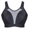 Royce Aerocool Wirefree Sports Bra Black & Grey-thumb Wire-free, unpadded sports bra 70-90 G-K S1382-BLK