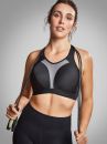 Royce Aerocool Wirefree Sports Bra Black & Grey-thumb Wire-free, unpadded sports bra 70-90 G-K S1382-BLK