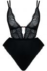 Scantilly by Curvy Kate After Hours Lace Teddy Black-thumb Nonwired lace teddy with adjustable straps to fit DD-HH cups S-2XL SN-025-327-BLK