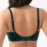 Gorsenia Aisha UW Soft Side Support Bra - Pine Green-thumb Underwired, non-padded soft side support bra with embroidery. 70-95, D-M G034