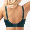 Gorsenia Aisha UW Soft Side Support Bra - Pine Green-thumb Underwired, non-padded soft side support bra with embroidery. 70-95, D-M G034