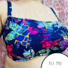 Akcent Tropical Vibes Soft Bikini Top Purple Leaves-thumb  65-95, D-L AN-239-BBM