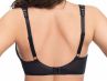 Gorsenia Alicante Half Padded Bra Black-thumb Underwired, half-padded bra 65-105, D-K K647-CZA