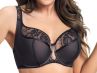 Gorsenia Alicante Half Padded Bra Black-thumb Underwired, half-padded bra 65-105, D-K K647-CZA