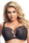 Gorsenia Alicante Half Padded Bra Black-thumb Underwired, half-padded bra 65-105, D-K K647-CZA