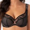 Gorsenia Alicante Half Padded Bra Black-thumb Underwired, half-padded bra. 65-105, D-K K647-CZA