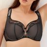 Gorsenia Alicante Half Padded Bra Black-thumb Underwired, half-padded bra. 65-105, D-K K647-CZA
