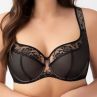 Gorsenia Alicante Half Padded Bra Black-thumb Underwired, half-padded bra. 65-105, D-K K647-CZA