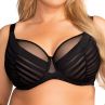 Nessa Alizee Soft UW Bra Black-thumb Underwired non-padded balconnet with double layer mesh and stretch lace cups. 65-100, E-O ALZ-550-BLK