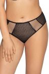 Ava Lingerie All Illusion Brief Black-thumb  M-3XL F1963-BLK