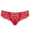 Panache Allure Brazilian Brief - True Red-thumb Low rise stretch lace brazilian. 36-46 10762-TRU