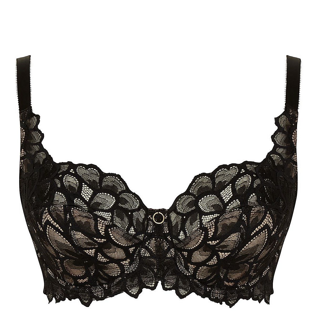 Allure Lace Wired Full Cup Bra D-J, Panache